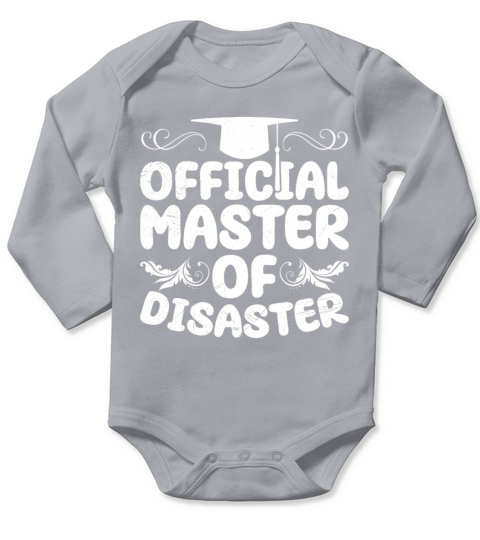 Official master of the Disaster Masters degree Long Sleeve Baby One-Piece