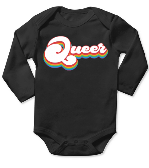 Pride Month LGBTQ - Queer Long Sleeve Baby One-Piece