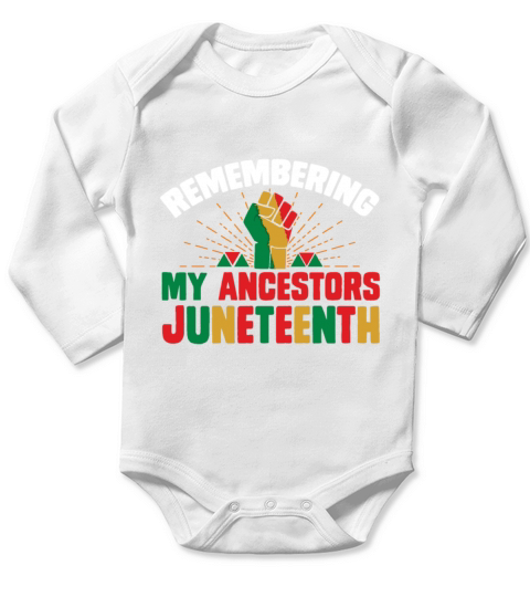 The Same Heart Inside Black History Juneteenth Long Sleeve Baby One-Piece
