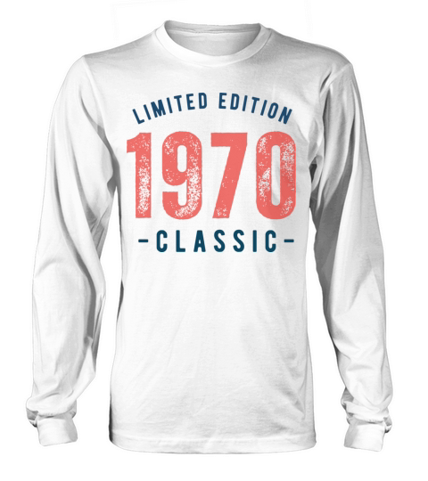 Red Navy Limited Birthday Year Vintage T Shirt 2 Long sleeved Unisex