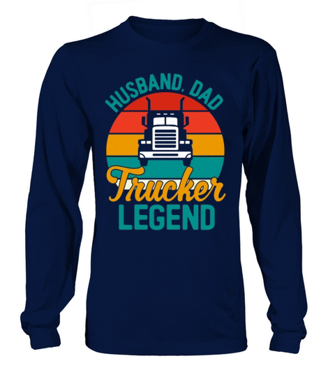 Retro Vintage Trucker Dad Long sleeved Unisex