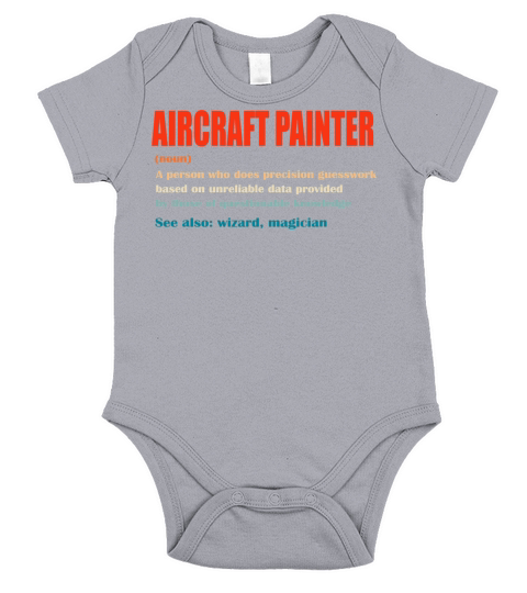 Aircraft Painter Vintage Definition Wizard Magicia Short Sleeve Baby One-Piece