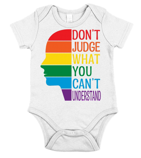 Dont Judge What You Cant Understand Short Sleeve Baby One-Piece