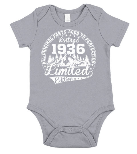 VINTAGE 1936 Short Sleeve Baby One-Piece