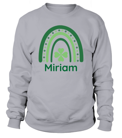 Miriam Clover Charm Boho Rainbow Sweatshirt Unisex