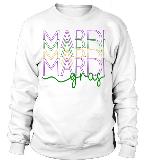Vintage Mardi Gras Festival New Orlean Sweatshirt Unisex