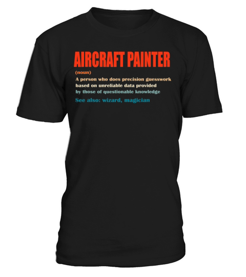 Aircraft Painter Vintage Definition Wizard Magicia T-Shirt Unisex