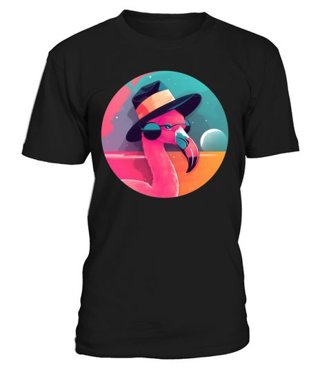 Vintage 80s 90s Nostalgic Flamingo Lovers T-Shirt Unisex
