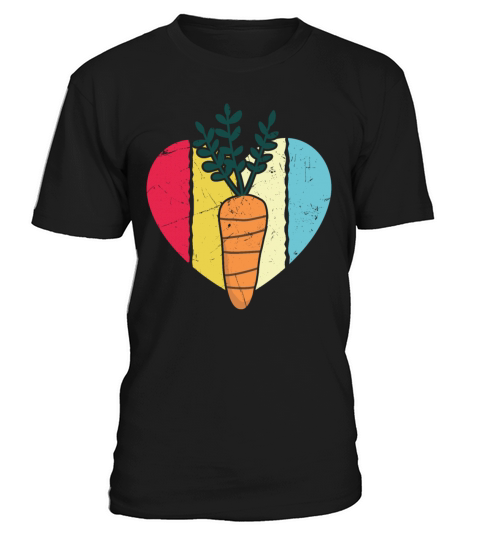Vintage Carrot Heart Distressed T-Shirt Unisex
