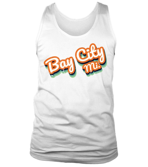 Retro Vintage Bay City Mi Tank Top Unisex