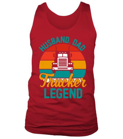 Retro Vintage Trucker Dad Tank Top Unisex