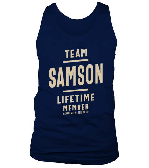 Team Samson Lifetime Member - Name Samson Tank Top Unisex