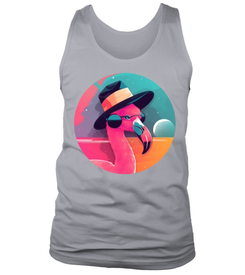 Vintage 80s 90s Nostalgic Flamingo Lovers Tank Top Unisex