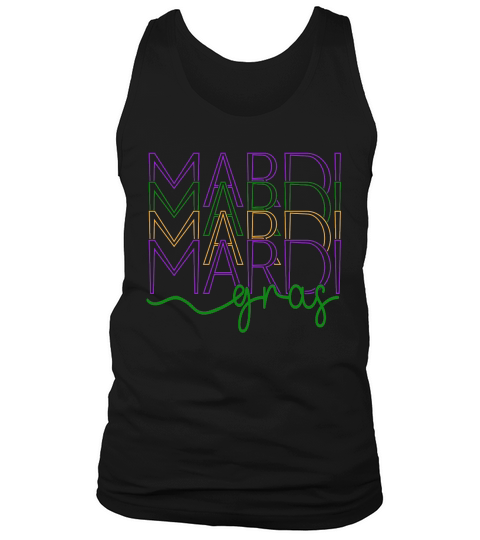 Vintage Mardi Gras Festival New Orlean Tank Top Unisex