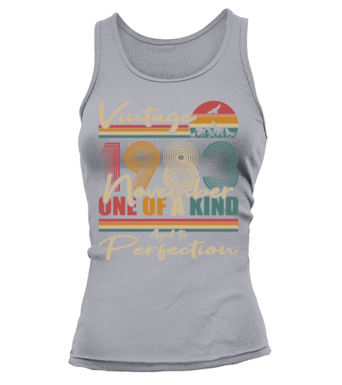 40th birthday november 1983 vintage 1983 Tank top Woman
