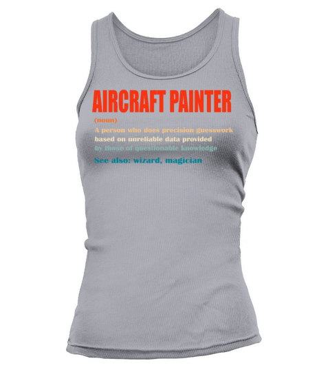 Aircraft Painter Vintage Definition Wizard Magicia Tank top Woman