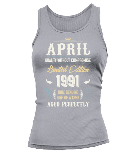 April 1991 Vintage Birthday Present Tank top Woman