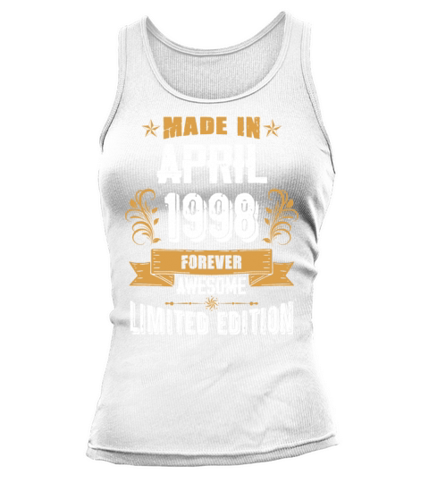 April 1998 Vintage Birthday Present Tank top Woman