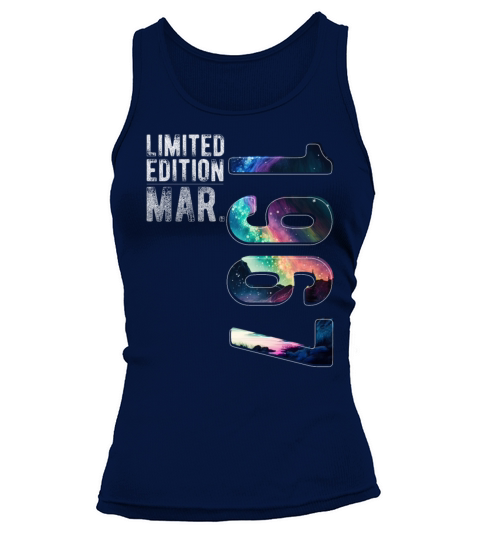 Limited Edition 1967 March Birthday Polar Lights Tank top Woman