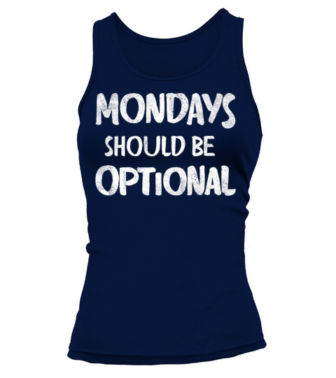 Monday should be optional vintage Tank top Woman