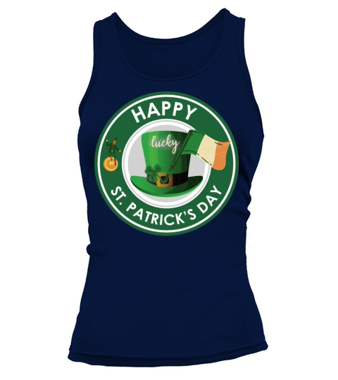 Retro vintage logo dedicated to Saint Patricks da Tank top Woman
