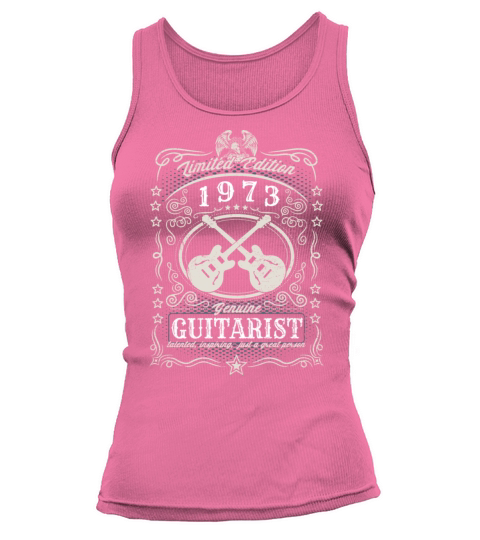 Vintage 1973 Guitarist Birthday Gift Guitar Player Tank top Woman