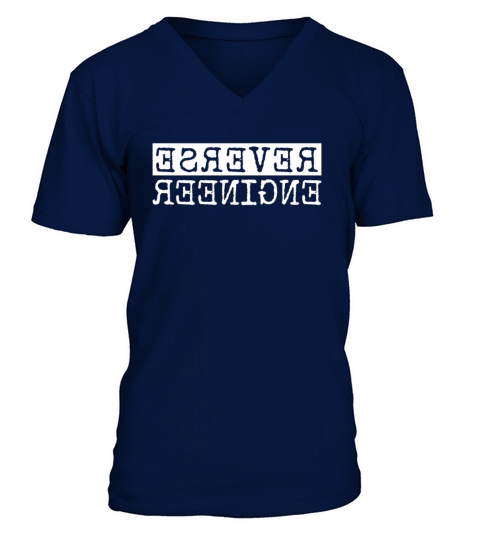 Reverse Engineer Full Stack Coder Software V-Neck T-shirt