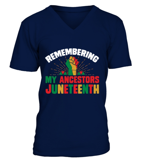 The Same Heart Inside Black History Juneteenth V-Neck T-shirt
