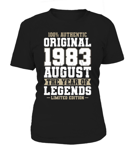 40th birthday august 1983 original 1983 Women's T-Shirt