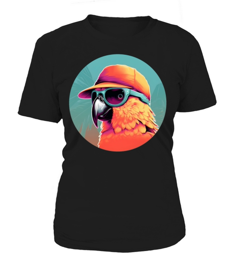 Vintage 80s 90s Nostalgic Parrot Lovers Women's T-Shirt