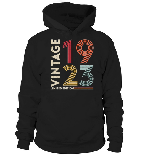 Original 1923 Vintage Vintage Retro Anniversary Hoodie Unisex