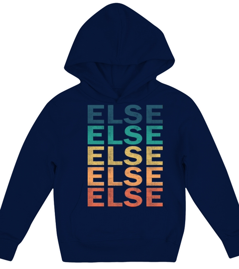 Else Name T Shirt - Else Vintage Retro Name Gift I Kids Hoodie