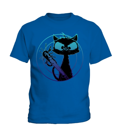 Halloween Retro Cat Vintage Cat Kids T-Shirt