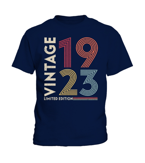 Original 1923 Vintage Vintage Retro Anniversary Kids T-Shirt