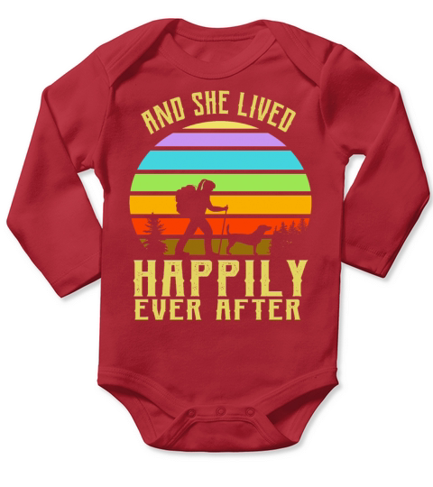 And She Lived Happily Ever After Long Sleeve Baby One-Piece