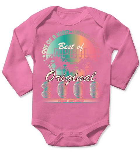 April 2008 birthday April 2008 gift Long Sleeve Baby One-Piece