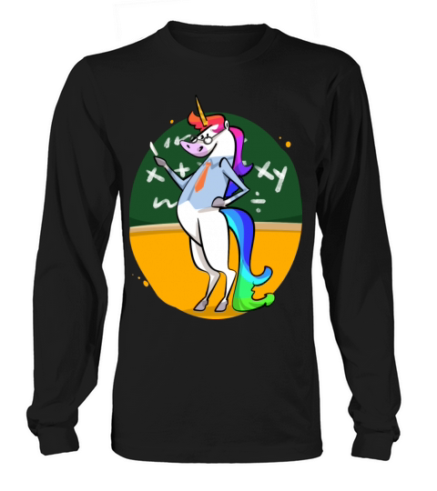 Teacher Day Unicorn Long sleeved Unisex