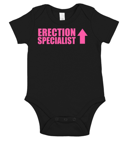 Erection specialist Short Sleeve Baby One-Piece