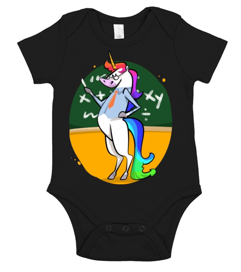 Teacher Day Unicorn Short Sleeve Baby One-Piece