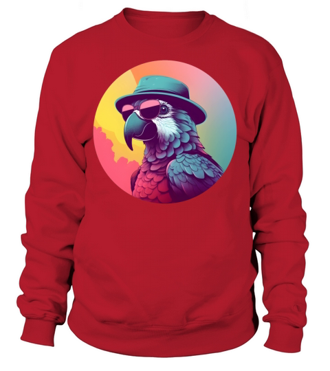 80s 90s Parrot Vintage Style Sweatshirt Unisex