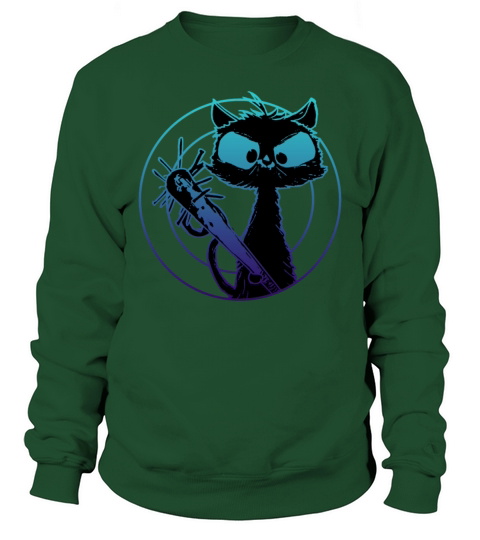 Halloween Retro Cat Vintage Cat Sweatshirt Unisex