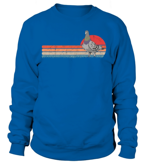Pigeon Retro Fanciers Vintage Sweatshirt Unisex