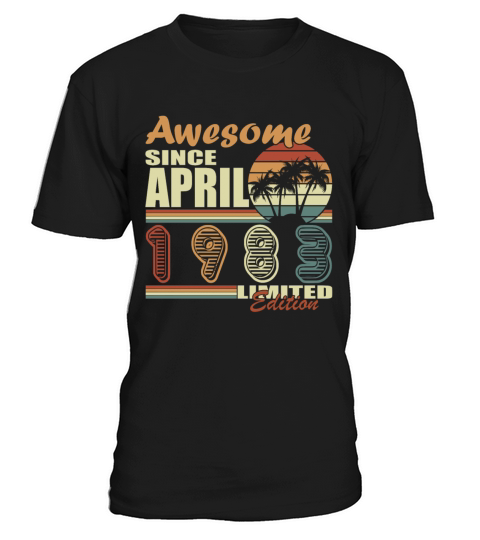 April 1983 vintage birthday T-Shirt Unisex
