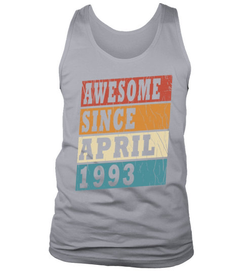 April 1993 Vintage Birthday Present Tank Top Unisex
