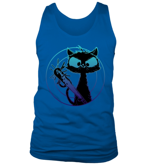 Halloween Retro Cat Vintage Cat Tank Top Unisex