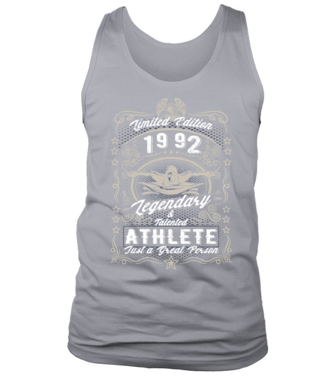 Vintage 1992 Swimmer Birthday Gift Sport Hobby Tank Top Unisex