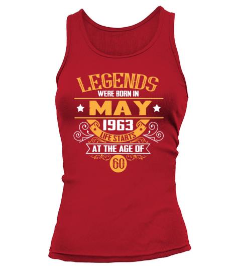 60th Birthday Sayings May 1963 Vintage Tank top Woman