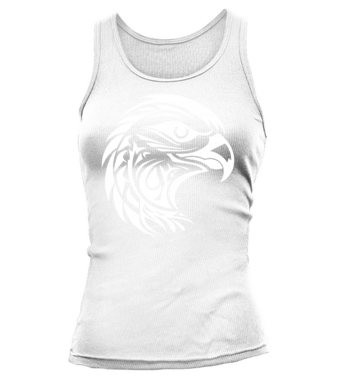 Beautiful Eagle Portrait In Tattoo Style Tank top Woman