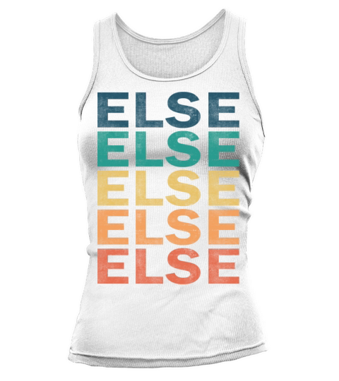 Else Name T Shirt - Else Vintage Retro Name Gift I Tank top Woman