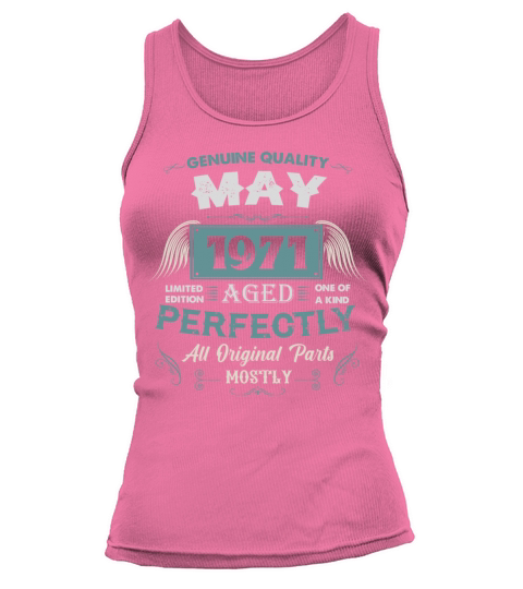 May 1971 Vintage Birthday Present Tank top Woman